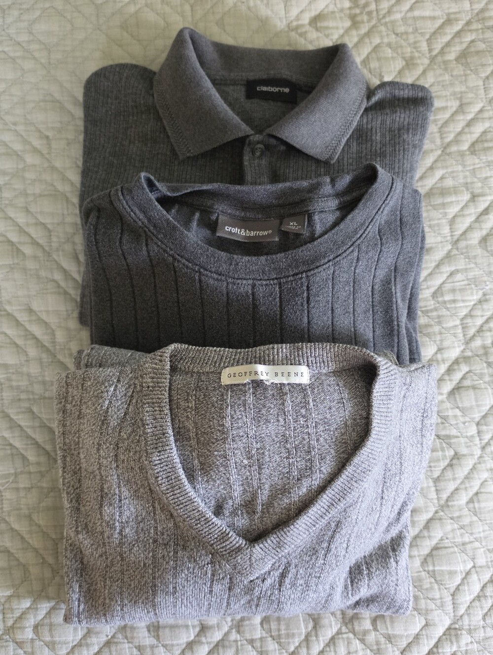 Lot Of 3 Mens Sweaters Size XL